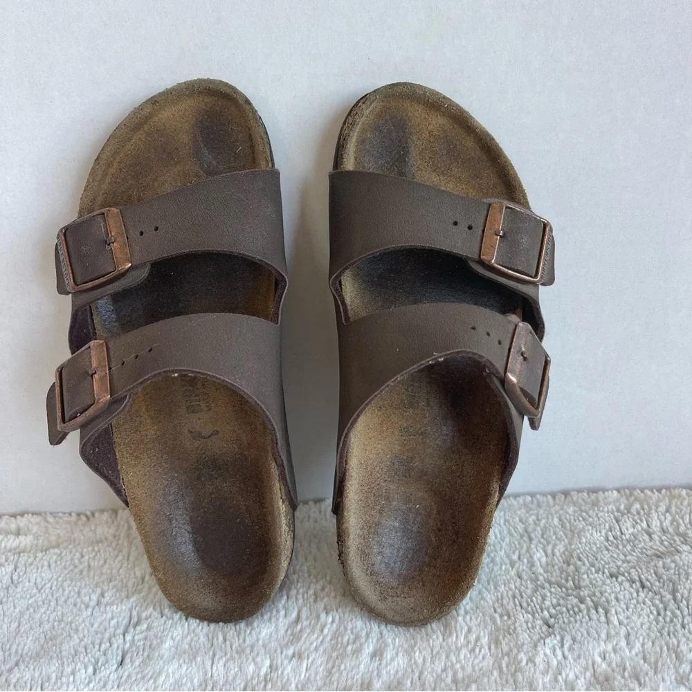Birkenstock Arizona Kids Brown Sandals Sid 32  (US 1 ) little kids